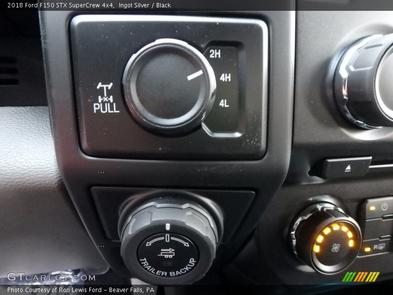 Ingot Silver / Black 2018 Ford F150 STX SuperCrew 4x4