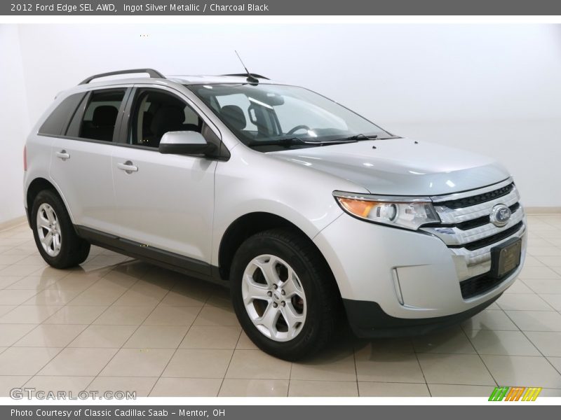 Ingot Silver Metallic / Charcoal Black 2012 Ford Edge SEL AWD