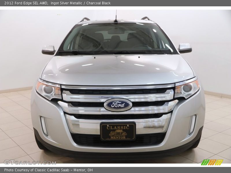 Ingot Silver Metallic / Charcoal Black 2012 Ford Edge SEL AWD
