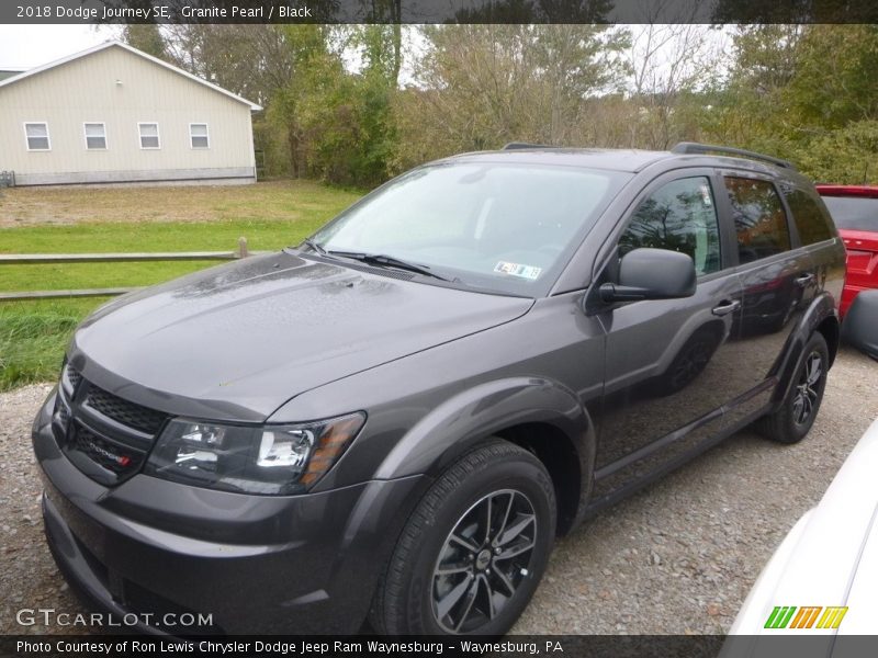 Granite Pearl / Black 2018 Dodge Journey SE