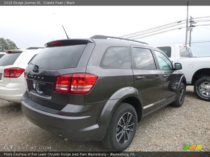 Granite Pearl / Black 2018 Dodge Journey SE