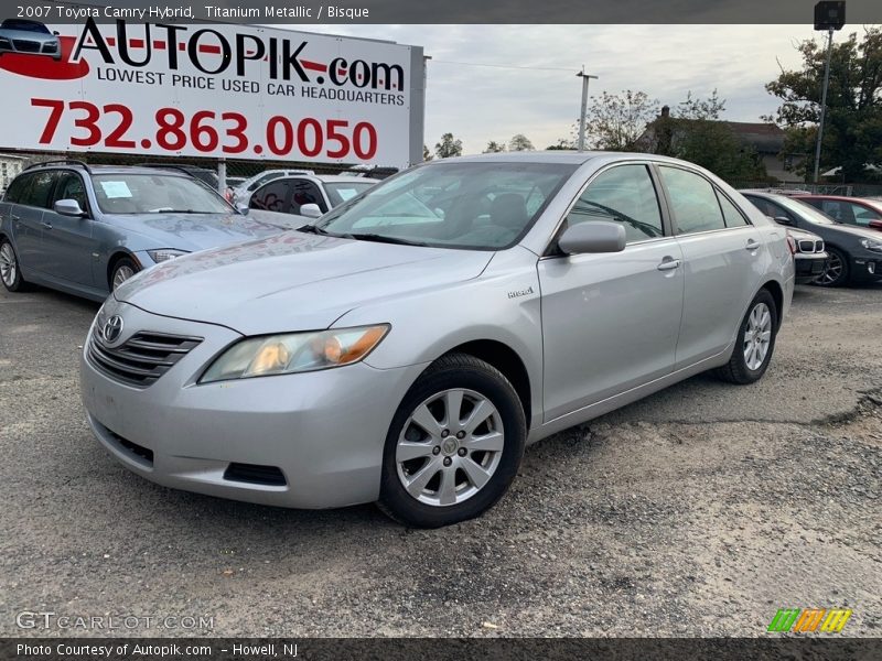 Titanium Metallic / Bisque 2007 Toyota Camry Hybrid
