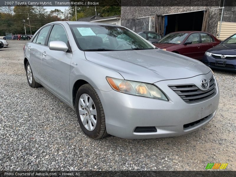 Titanium Metallic / Bisque 2007 Toyota Camry Hybrid