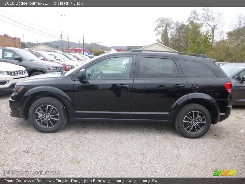 Pitch Black / Black 2018 Dodge Journey SE