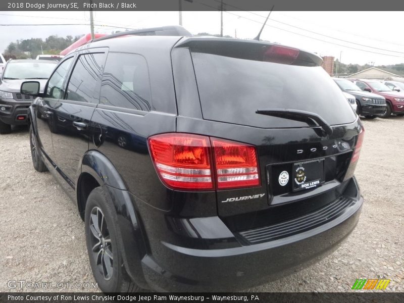 Pitch Black / Black 2018 Dodge Journey SE