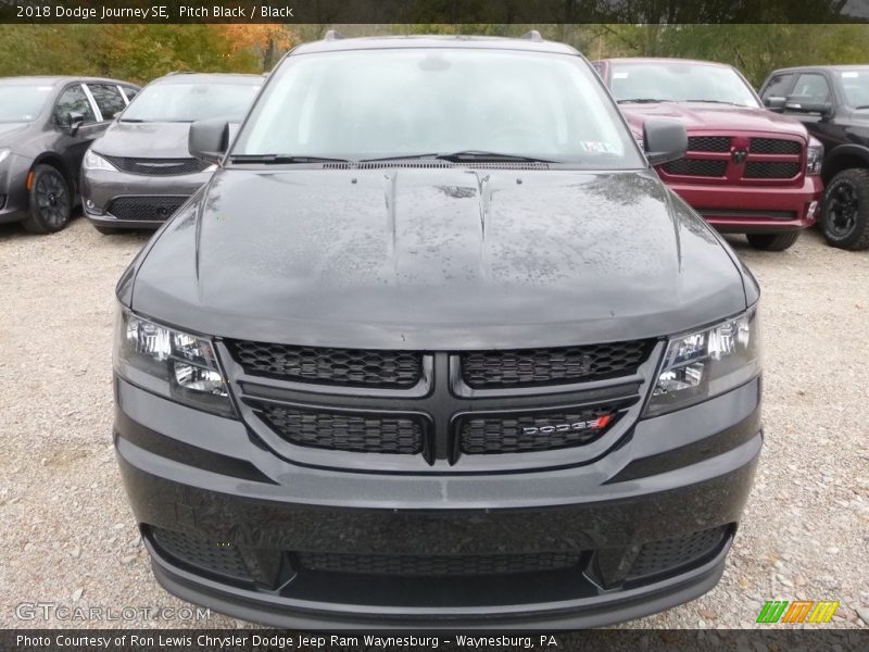 Pitch Black / Black 2018 Dodge Journey SE