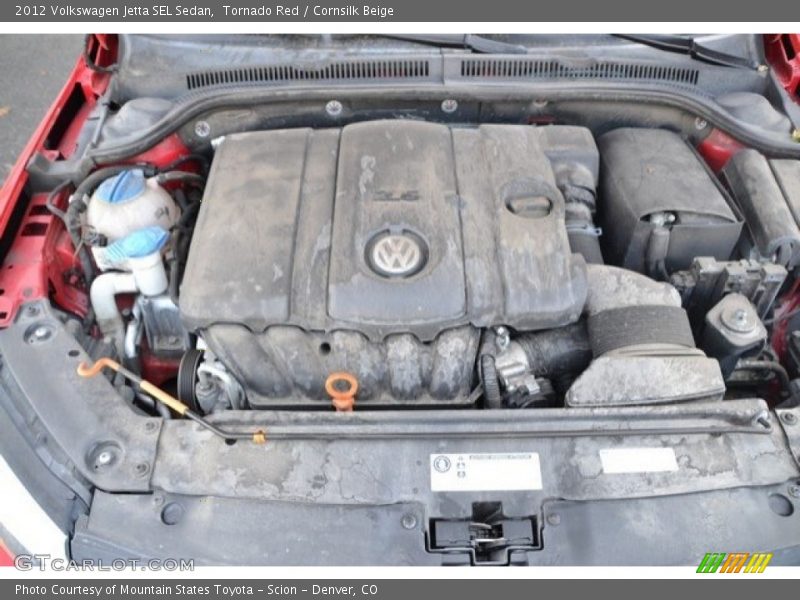 Tornado Red / Cornsilk Beige 2012 Volkswagen Jetta SEL Sedan