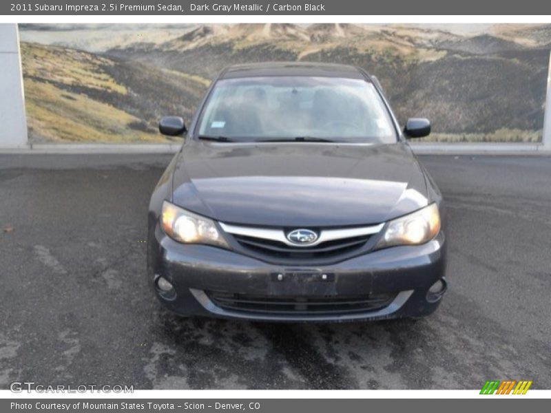 Dark Gray Metallic / Carbon Black 2011 Subaru Impreza 2.5i Premium Sedan