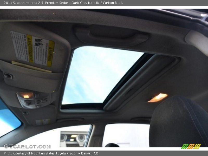 Dark Gray Metallic / Carbon Black 2011 Subaru Impreza 2.5i Premium Sedan