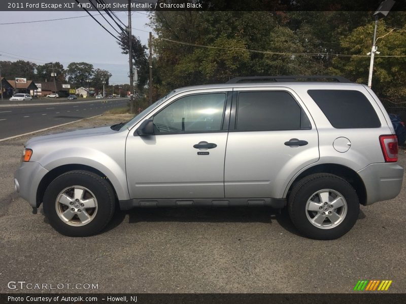 Ingot Silver Metallic / Charcoal Black 2011 Ford Escape XLT 4WD