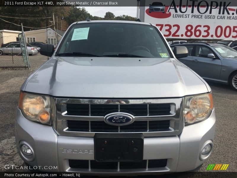 Ingot Silver Metallic / Charcoal Black 2011 Ford Escape XLT 4WD