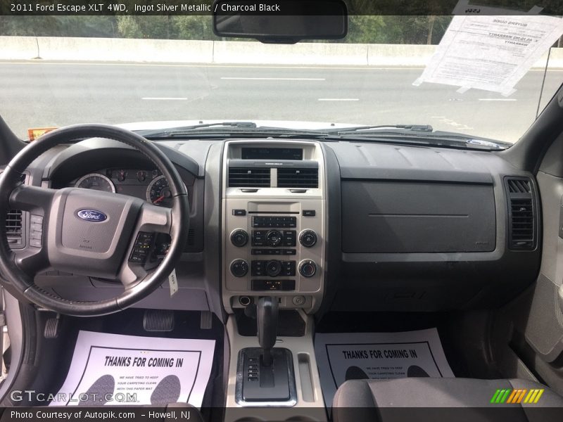 Ingot Silver Metallic / Charcoal Black 2011 Ford Escape XLT 4WD