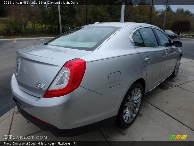 Silver Diamond / Light Dune 2013 Lincoln MKS AWD