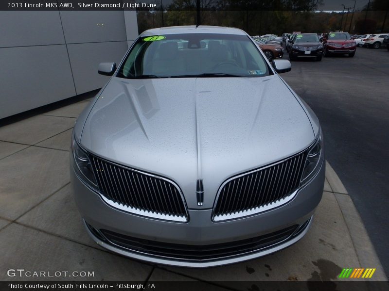 Silver Diamond / Light Dune 2013 Lincoln MKS AWD