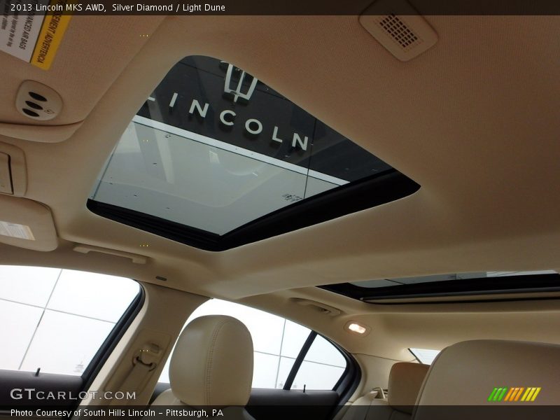 Silver Diamond / Light Dune 2013 Lincoln MKS AWD