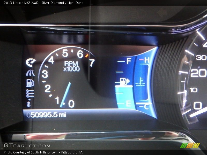 Silver Diamond / Light Dune 2013 Lincoln MKS AWD