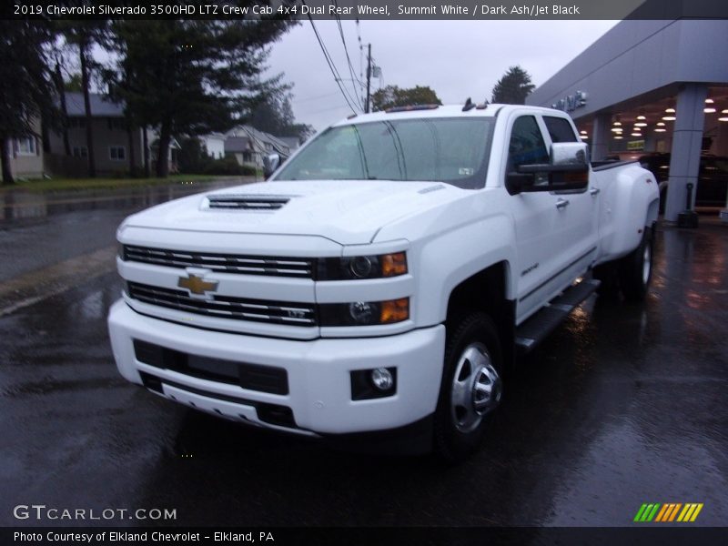 Summit White / Dark Ash/Jet Black 2019 Chevrolet Silverado 3500HD LTZ Crew Cab 4x4 Dual Rear Wheel