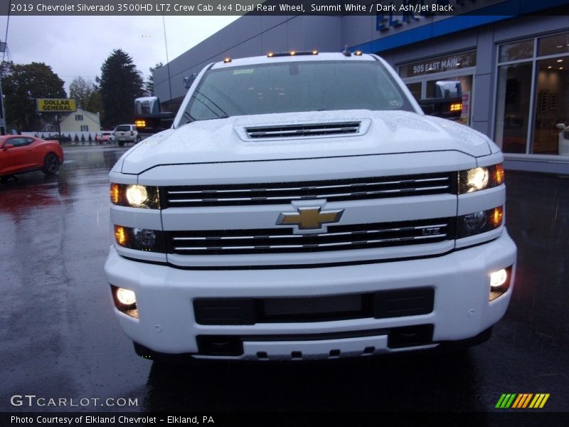 Summit White / Dark Ash/Jet Black 2019 Chevrolet Silverado 3500HD LTZ Crew Cab 4x4 Dual Rear Wheel