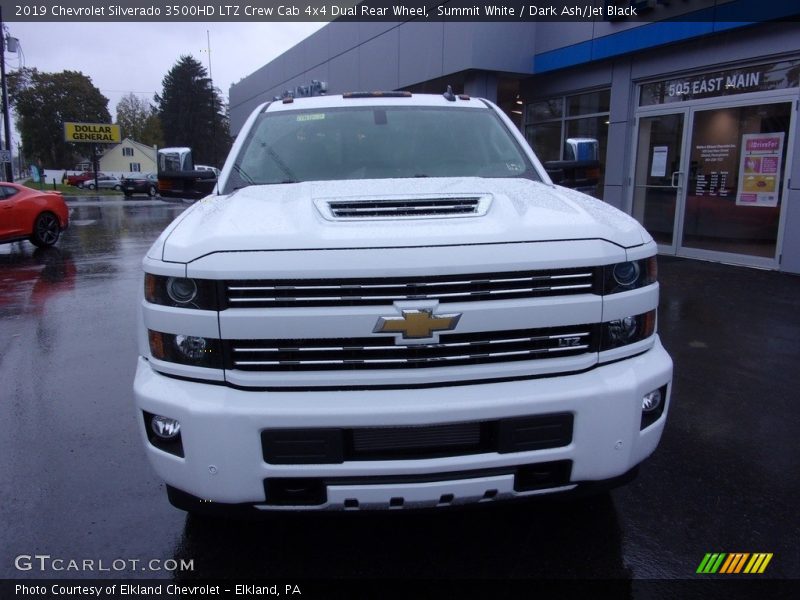 Summit White / Dark Ash/Jet Black 2019 Chevrolet Silverado 3500HD LTZ Crew Cab 4x4 Dual Rear Wheel