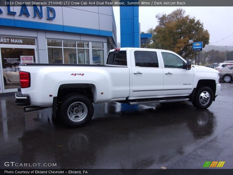 Summit White / Dark Ash/Jet Black 2019 Chevrolet Silverado 3500HD LTZ Crew Cab 4x4 Dual Rear Wheel