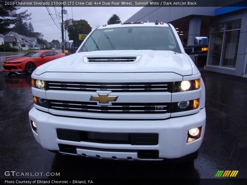Summit White / Dark Ash/Jet Black 2019 Chevrolet Silverado 3500HD LTZ Crew Cab 4x4 Dual Rear Wheel