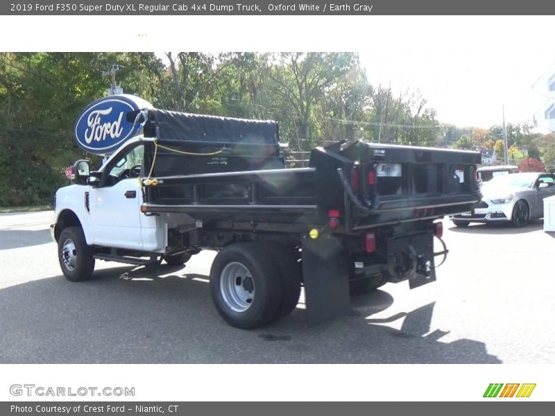 Oxford White / Earth Gray 2019 Ford F350 Super Duty XL Regular Cab 4x4 Dump Truck