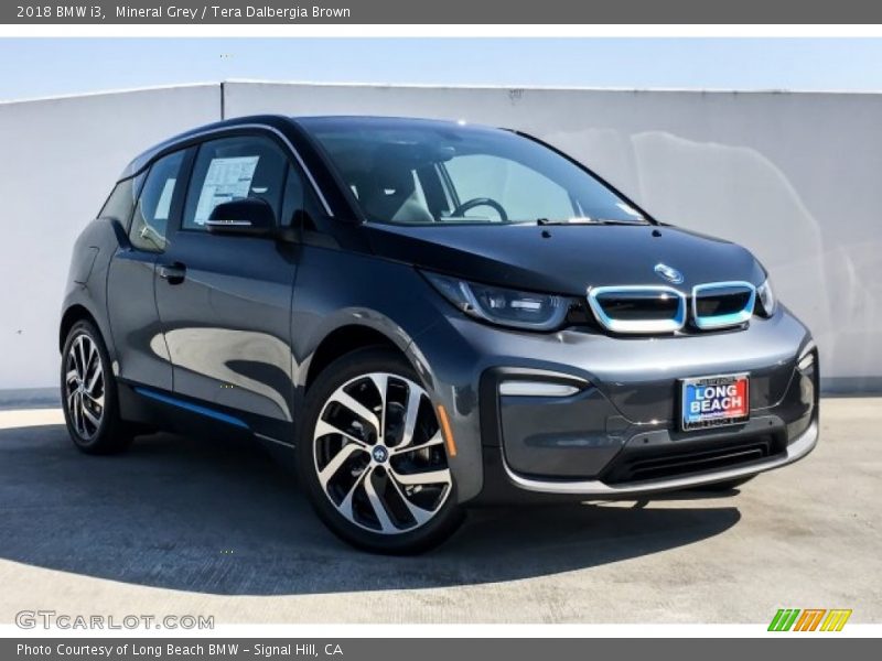 Mineral Grey / Tera Dalbergia Brown 2018 BMW i3
