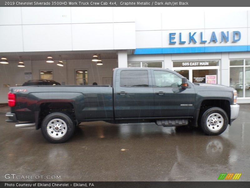 Graphite Metallic / Dark Ash/Jet Black 2019 Chevrolet Silverado 3500HD Work Truck Crew Cab 4x4