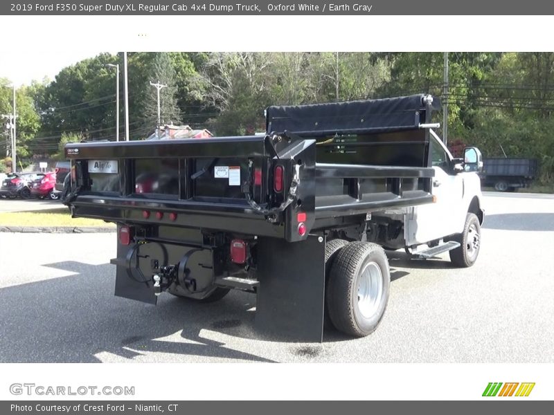 Oxford White / Earth Gray 2019 Ford F350 Super Duty XL Regular Cab 4x4 Dump Truck