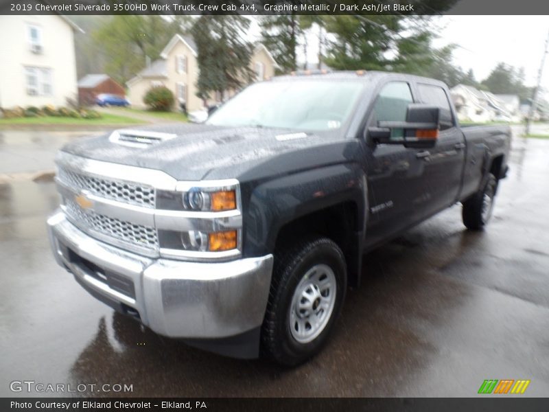 Graphite Metallic / Dark Ash/Jet Black 2019 Chevrolet Silverado 3500HD Work Truck Crew Cab 4x4