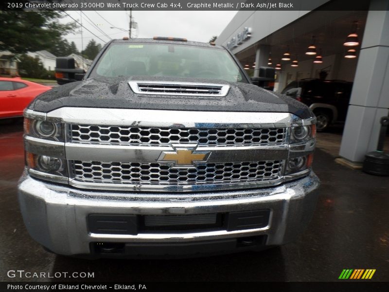 Graphite Metallic / Dark Ash/Jet Black 2019 Chevrolet Silverado 3500HD Work Truck Crew Cab 4x4