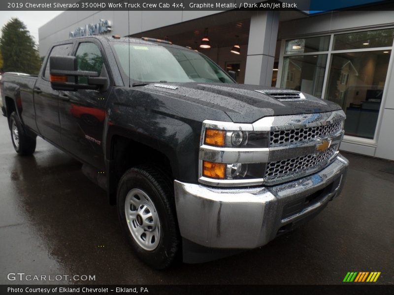 Graphite Metallic / Dark Ash/Jet Black 2019 Chevrolet Silverado 3500HD Work Truck Crew Cab 4x4