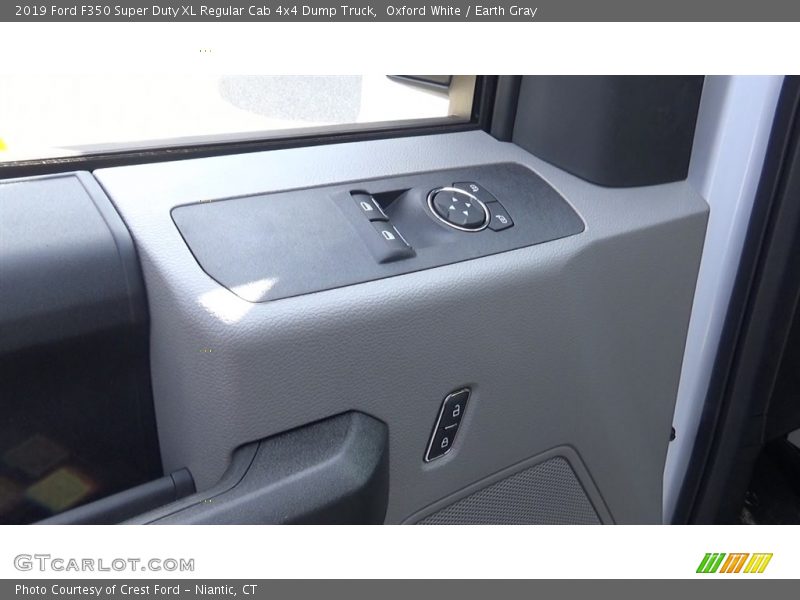 Oxford White / Earth Gray 2019 Ford F350 Super Duty XL Regular Cab 4x4 Dump Truck