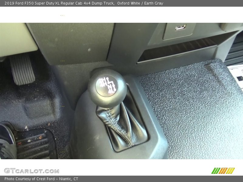 Oxford White / Earth Gray 2019 Ford F350 Super Duty XL Regular Cab 4x4 Dump Truck