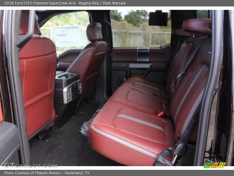 Rear Seat of 2018 F150 Platinum SuperCrew 4x4