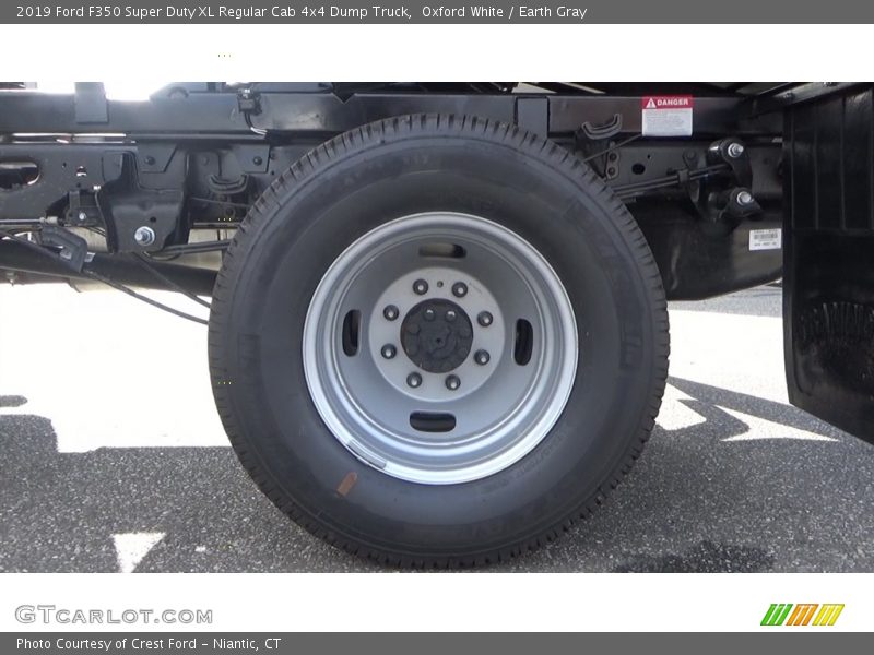 Oxford White / Earth Gray 2019 Ford F350 Super Duty XL Regular Cab 4x4 Dump Truck