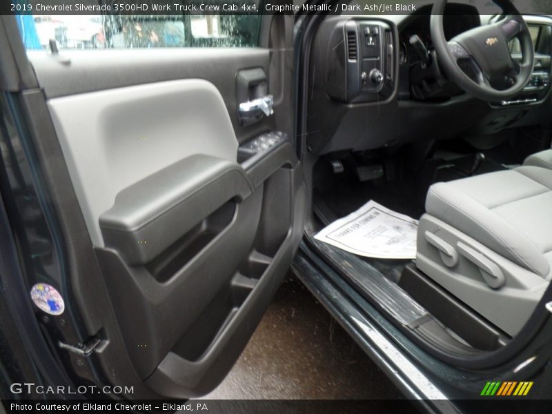 Graphite Metallic / Dark Ash/Jet Black 2019 Chevrolet Silverado 3500HD Work Truck Crew Cab 4x4