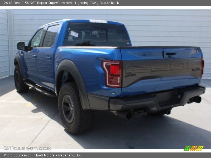 Lightning Blue / Raptor Black 2018 Ford F150 SVT Raptor SuperCrew 4x4
