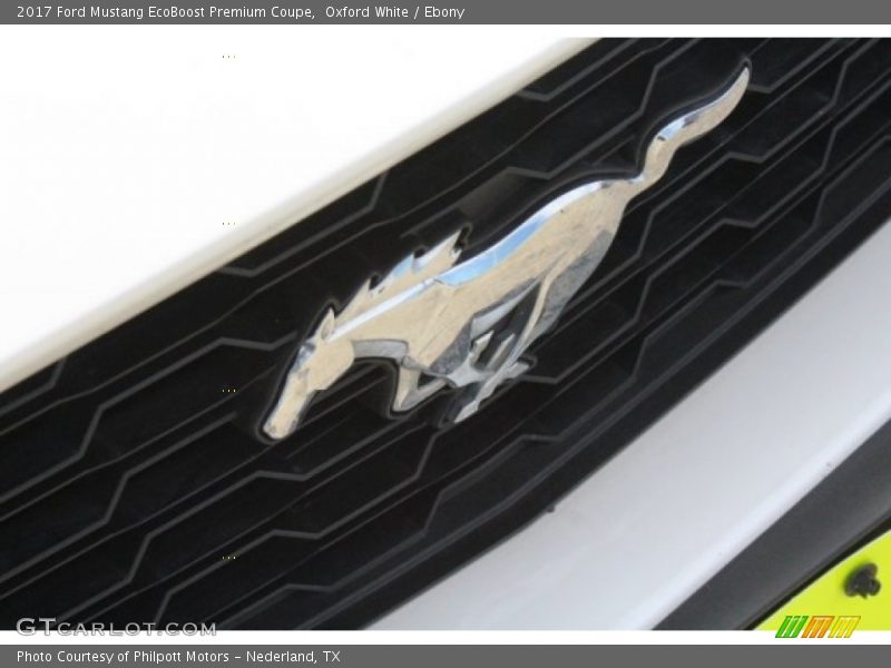 Oxford White / Ebony 2017 Ford Mustang EcoBoost Premium Coupe
