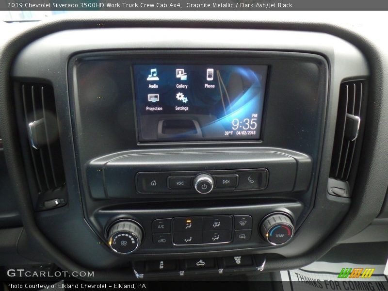 Graphite Metallic / Dark Ash/Jet Black 2019 Chevrolet Silverado 3500HD Work Truck Crew Cab 4x4