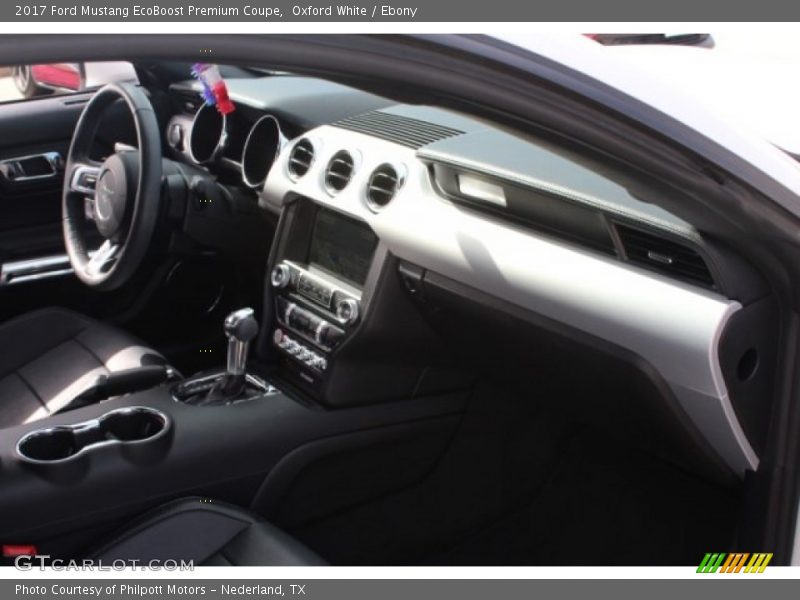 Oxford White / Ebony 2017 Ford Mustang EcoBoost Premium Coupe