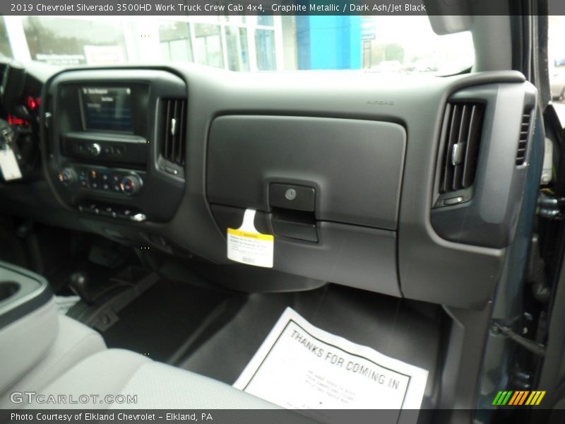 Graphite Metallic / Dark Ash/Jet Black 2019 Chevrolet Silverado 3500HD Work Truck Crew Cab 4x4