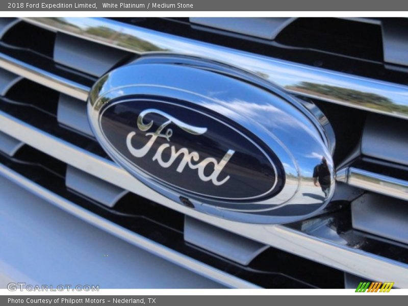 White Platinum / Medium Stone 2018 Ford Expedition Limited