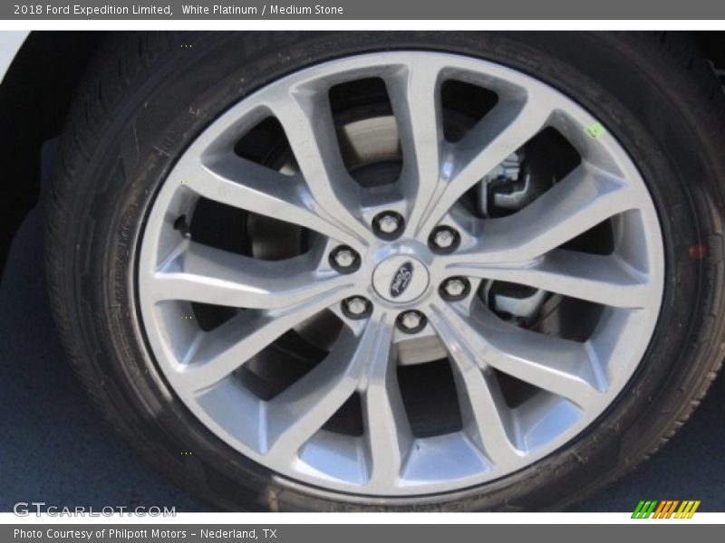 White Platinum / Medium Stone 2018 Ford Expedition Limited