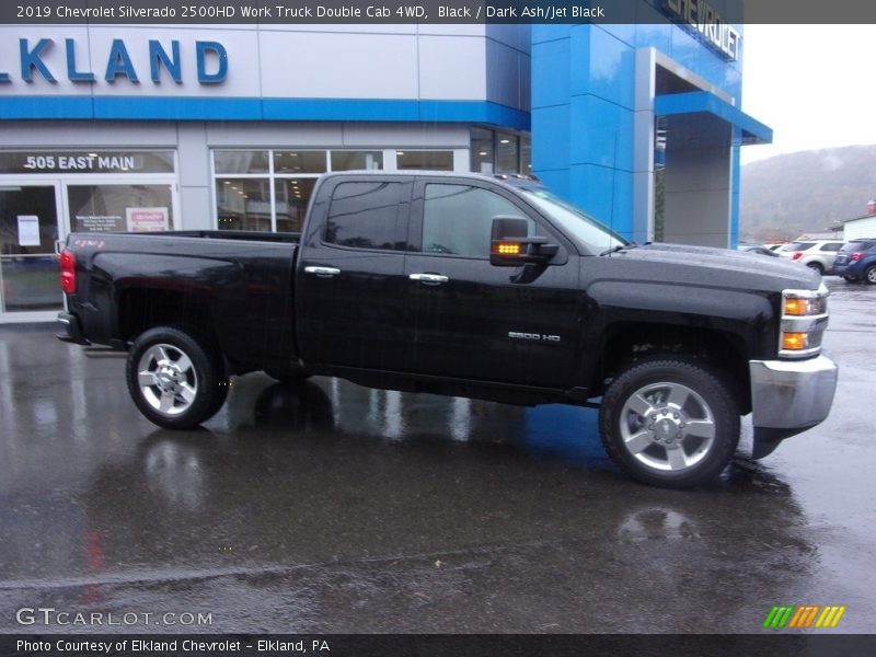 Black / Dark Ash/Jet Black 2019 Chevrolet Silverado 2500HD Work Truck Double Cab 4WD