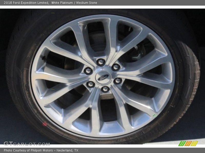 White Platinum / Medium Stone 2018 Ford Expedition Limited