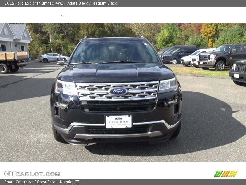 Agate Black / Medium Black 2019 Ford Explorer Limited 4WD