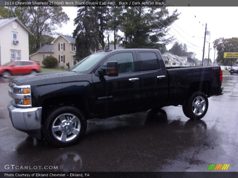 Black / Dark Ash/Jet Black 2019 Chevrolet Silverado 2500HD Work Truck Double Cab 4WD