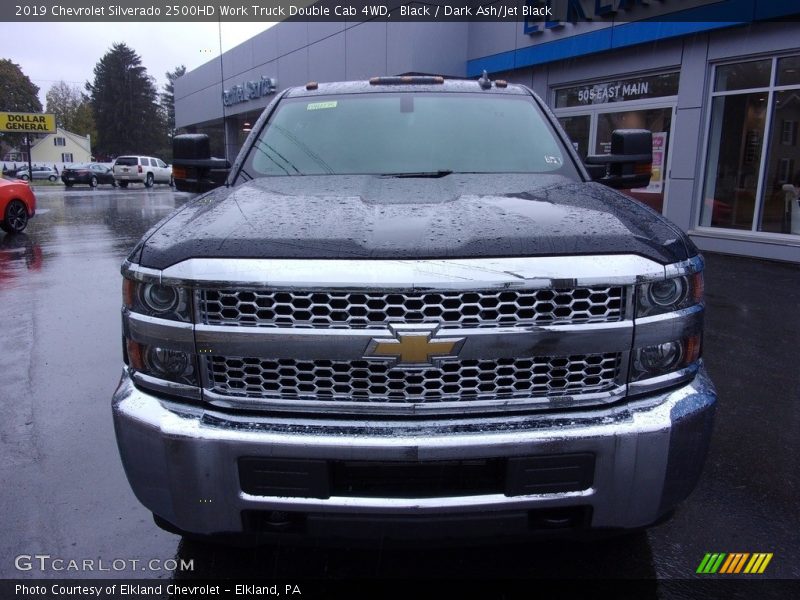 Black / Dark Ash/Jet Black 2019 Chevrolet Silverado 2500HD Work Truck Double Cab 4WD