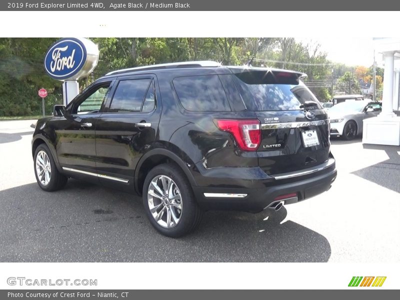 Agate Black / Medium Black 2019 Ford Explorer Limited 4WD